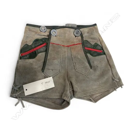 German? c.1955 boy's leather lederhosen,